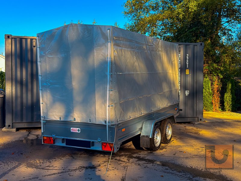 Wysoka plandeka 350x150 H180 - przyczepa z placu PBRent w Niegoszowicach